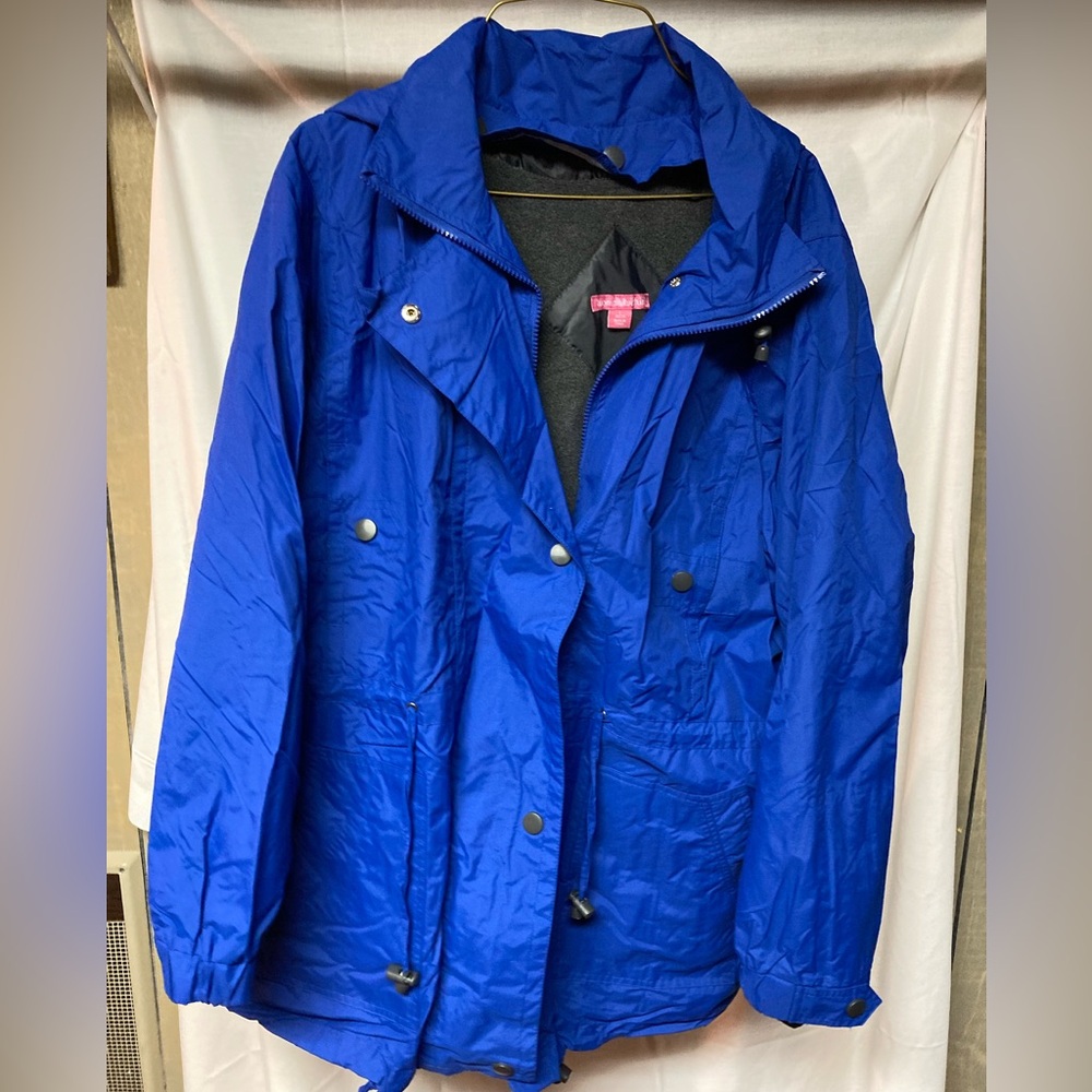 Woman Within Royal Blue Winter Jacket